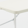 Kokoontaitettava pöytä 122x60 puutarha- ja leirintäalueille, suorakulmainen muotoilu Pelvoux Alennusmyynnit