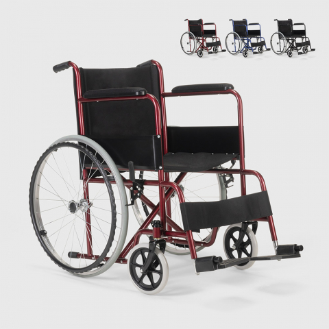 Pyörätuoli Taittuva ortopedinen pyörätuolin oksforikangas vammaiset ja vanhukset Lily Tarjous