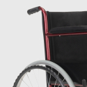 Pyörätuoli Taittuva ortopedinen pyörätuolin oksforikangas vammaiset ja vanhukset Lily Mitat