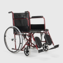 Pyörätuoli taitetulla jalkatuen tuella Peony vammaiset ja vanhukset 