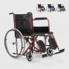 Pyörätuoli taitetulla jalkatuen tuella Peony vammaiset ja vanhukset Tarjous