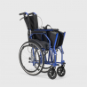 Kokoontaitettava pyörätuolin pyörätuoli ortopedisesta jarruilla vammaiset ja vanhukset Dasy-kankaasta Malli