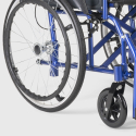 Kokoontaitettava pyörätuolin pyörätuoli ortopedisesta jarruilla vammaiset ja vanhukset Dasy-kankaasta Mitat