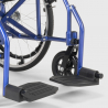 Kokoontaitettava pyörätuolin pyörätuoli ortopedisesta jarruilla vammaiset ja vanhukset Dasy-kankaasta Hinta