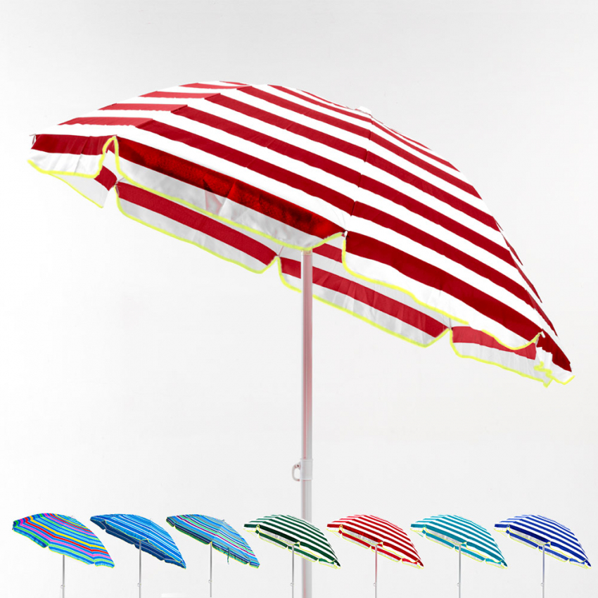 Aurinkovarjo rannalle puuvillaa 200 cm Taormina Malli