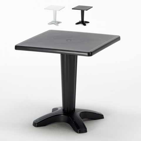 Pieni pöytä ulkokäyttöön Grand Soleil Zavor neliön mallinen, polypropeeni 70x70