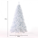 Joulukuusi perinteinen keinotekoinen valkoinen 210cm Aspen Alennukset