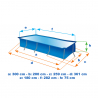 Maanpäällinen uima-allas Intex 28272 Frame suorakulmio 300x200x75 Luettelo
