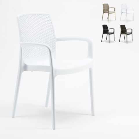 Käsinojallinen tuoli polyrottinkia, puutarhaan, baariin, ravintolaan Boheme Grand Soleil Tarjous
