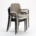 Käsinojallinen tuoli polyrottinkia, puutarhaan, baariin, ravintolaan Boheme Grand Soleil 