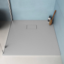 Suihkuallas nelikulmainen 90x90 lattiaan upotettava hartsi moderni kylpyhuone Stone Hankinta