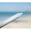 Aurinkovarjo rannalle 240 cm alumiini, tuulenkestävä, uv-suojattu Roma Hankinta