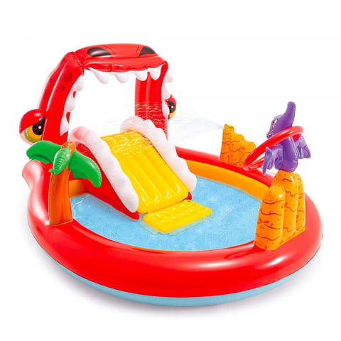 Puhallettava uima-allas lapsille Intex 57163 Happy Dino Play Center Gioco