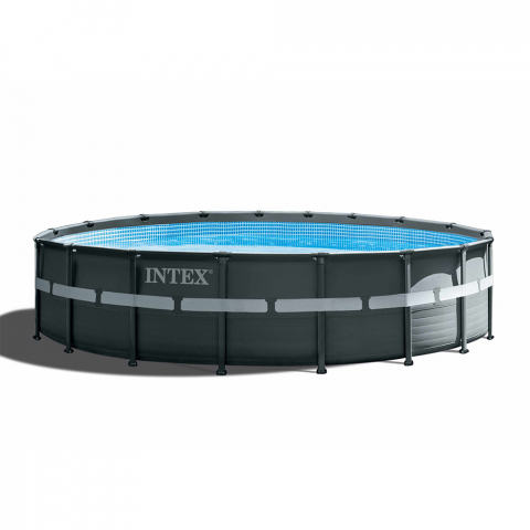 Maanpäällinen uima-allas pihaan Intex 26330 ex 26332 Ultra Frame Xtr pyöreä 549x132