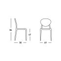 Tuolit design modernit pinottavat keittiöön ravintolaan baariin Scab Gio Alennusmyynnit