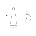 Lattiavalaisin design pyramidi moderni Slide Cono Alennukset