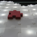 Lattiavalaisin modulaarinen design moderni nykyaikainen Slide Puzzle Myynti