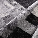 Matto suorakulmainen moderni design geometrinen harmaa musta Milano GRI012 Tarjous