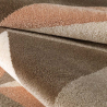 Matto moderni design geometrinen suorakulmainen ruskea harmaa Milano GLO006 Tarjous