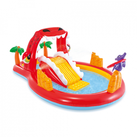 Uima-allas lapsille Intex 57160 Happy Dino Play Center, mukana pelejä