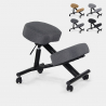 Ergonominen metallinen polvituoli Balancesteel Lux toimistoon, tekstiiliverhoilu Myynti