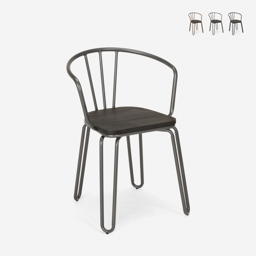 tuolit tyyli design teollinen teräs käsinojat baariin ja keittiöön ferrum arm Alennukset