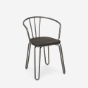 tuolit tyyli Lix design teollinen teräs käsinojat baariin ja keittiöön ferrum arm 