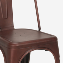 tuolit design teollinen metalli vintage shabby chick -tyyli Lix steel old 
