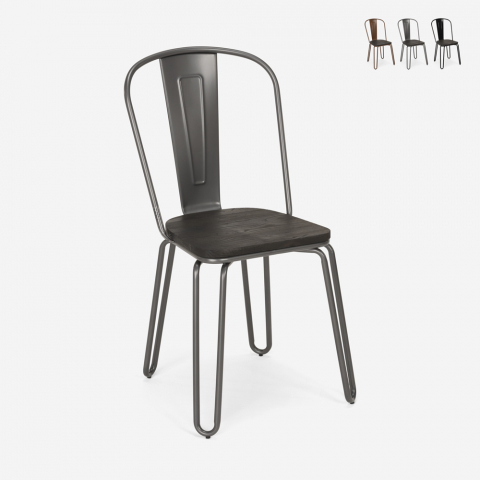 tuolit design teollinen tyyli Lix teräs baariin ja keittiöön ferrum one Tarjous