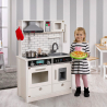 keittiö lapsille lelu moderni puusta valo- ja äänilisävarusteilla Home Chef Myynti
