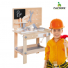 Työpenkki lelu puusta lapsille työkalujen kanssa Magic Bench Alennusmyynnit