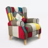 Nojatuoli relax design moderni tilkkutäkki kallistuva bergère Throne Light Tarjous
