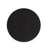 Moderni musta pyöreä 80cm matto toimisto-olohuoneeseen Casacolora CCTONER Myynti