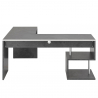 Kulmikas työpöytä moderni muotoilu 180x160 cm Vilnis Dark Alennukset