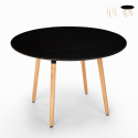 Pyöreä puinen pöytä design puinen 100cm keittiöbaari ravintola Moss Tarjous