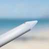 Aurinkovarjo rannalle 220 cm tukevaa puuvillaa, tuulenkestävä limited edition Roma Fluo Mitat