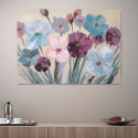 Käsinmaalattu kukkamaalaus kankaalle 120x90cm Flowery Tarjous