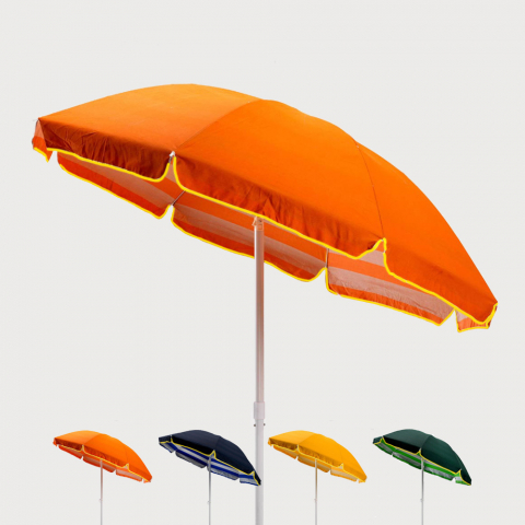 Aurinkovarjo rannalle puuvillaa 200 cm kestävä Tropicana