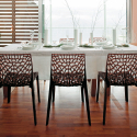 Pinottava läpinäkyvä tuoli, polykarbonaattia, baariin ja ravintolaan Gruvyer 
