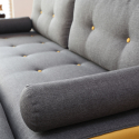 Sohva 2-3 paikkaa olohuone moderni tyyli kankaasta rahilla Luda Hinta