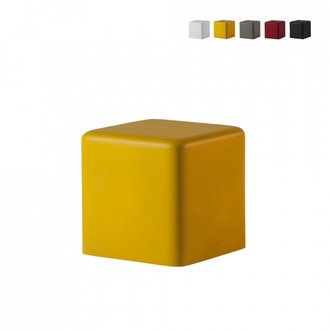 Pouf Cube tuoli pehmeää polyuretaania, moderni muotoilu Slide Soft Cubo
