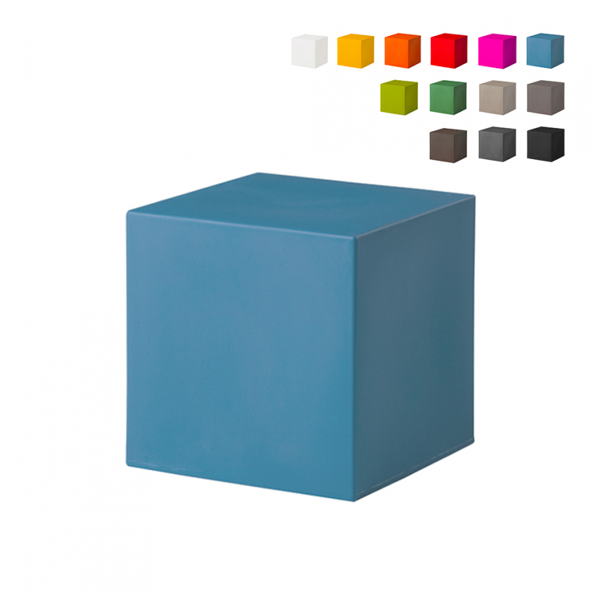 Sivupöytä Kuutio tuoli Penkki Moderni muotoilu Värillinen Slide Cube Pouf Kuutio Pouf Alennusmyynnit