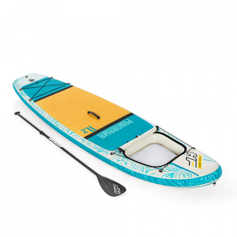 Paddle board SUP läpinäkyvä paneeli Bestway 65363 340cm Hydro-Force Panorama