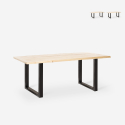 Ruokapöydän pöytä 160x80cm, puinen metalli, suorakaiteen muotoinen Rajasthan 160 Valinta