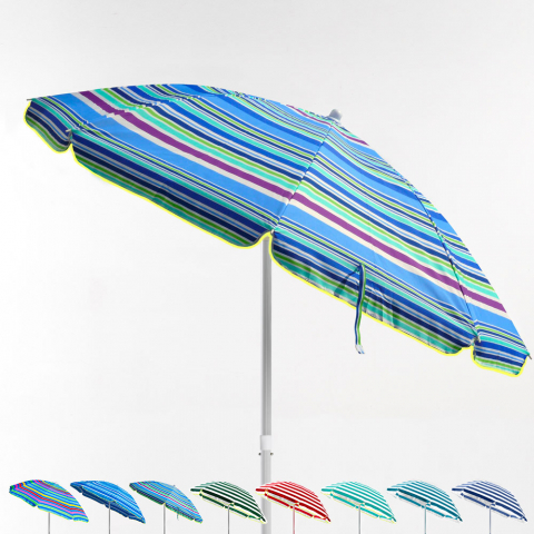 Aurinkovarjo rannalle puuvillaa 180 cm kevyt Taormina