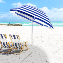 Aurinkovarjo rannalle puuvillaa 180 cm kevyt Taormina Malli