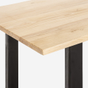 Ruokapöydän pöytä 160x80cm, puinen metalli, suorakaiteen muotoinen Rajasthan 160 Mitat
