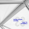 Kasvihuone alumiini polykarbonaattia ikkunaovi 183x245x205cm Laelia Ominaisuudet