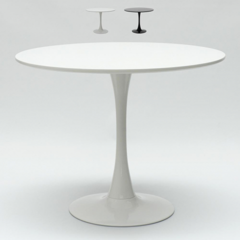 Pyöreä pöytä 80 cm ruokasali baari keittiö moderni skandinaavinen muotoilu Tulip