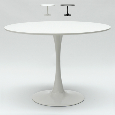 Pyöreä pöytä 100 cm baari keittiö ruokasali moderni skandinaavinen muotoilu Tulip